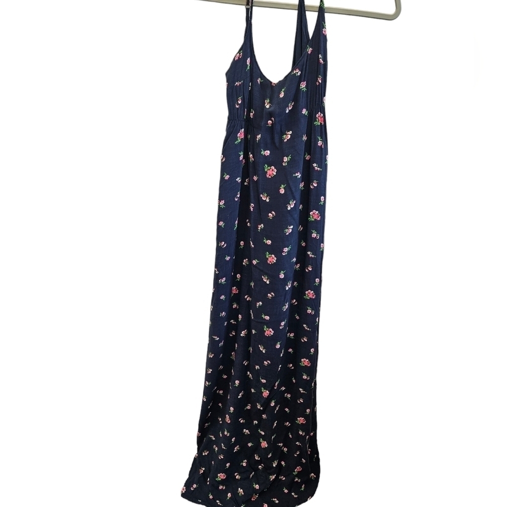 Abercrombie & Fitch Blue Floral Maxi Dress
